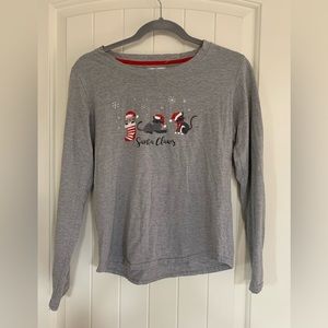 Santa paws Christmas longsleeve